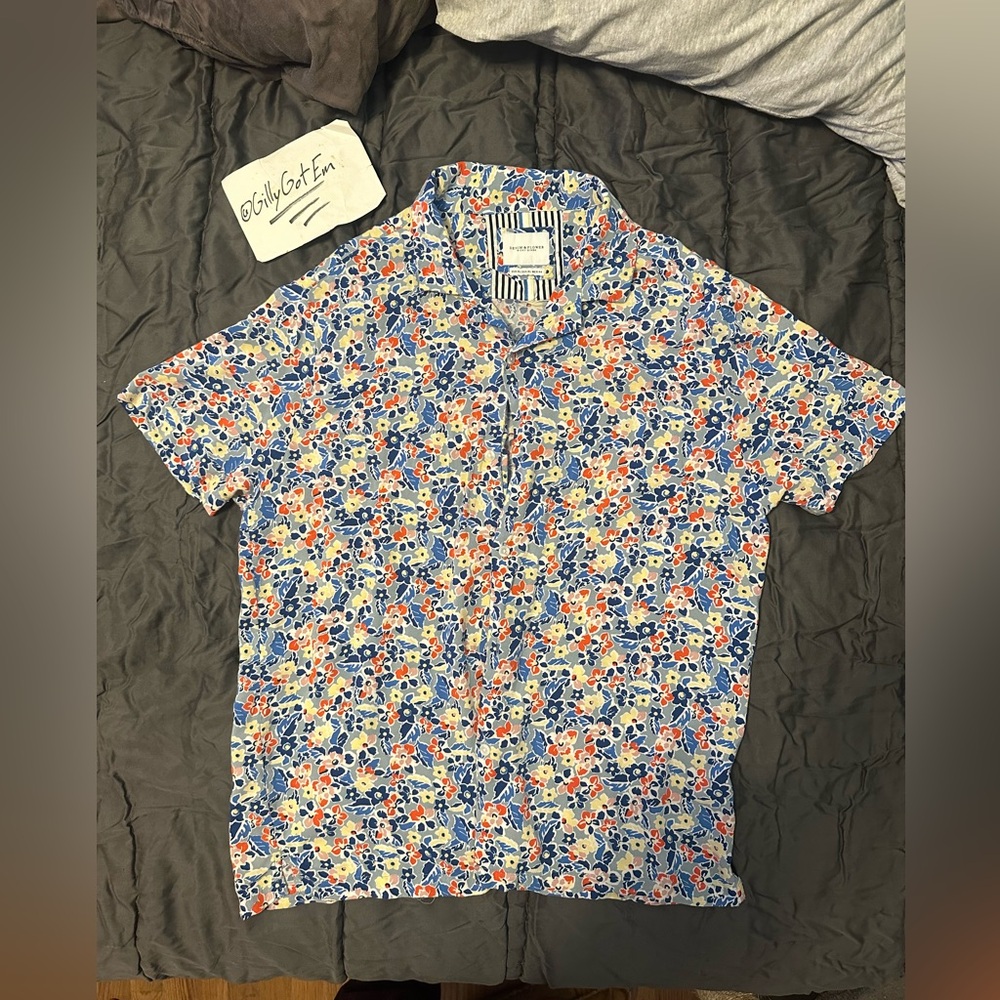 Denim and Floral - Ricky Singh - XL Floral Button Up